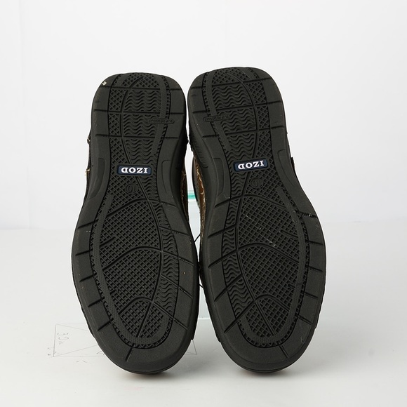 Izod Charlie Dark Tan Memory Foam Slip On Shoe New - Picture 8 of 8